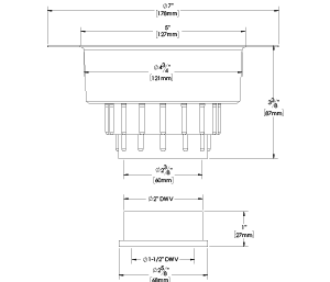 Island Tub Drain™ (Testable Rough-in) | OS&B – Your job just got easier